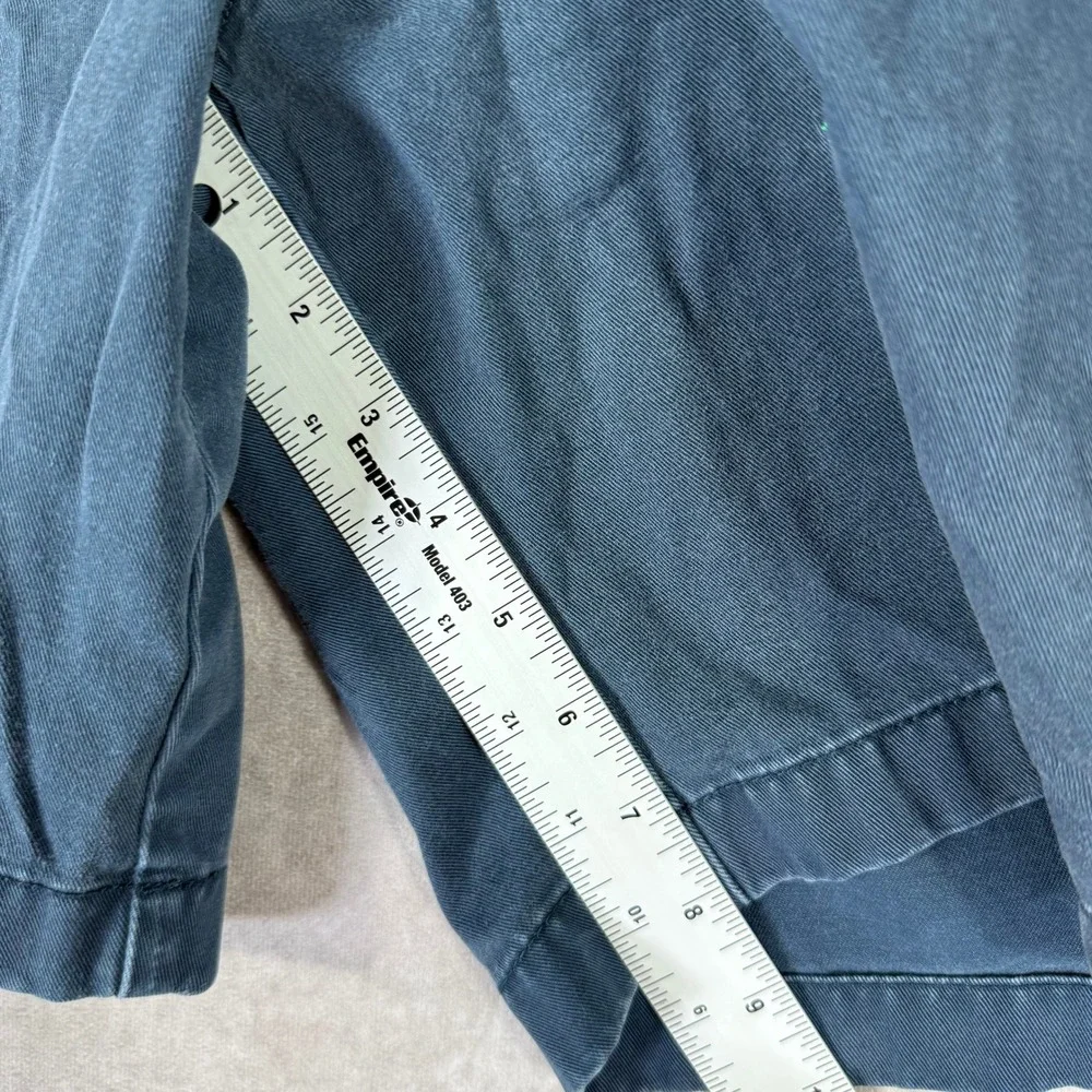 J.Crew Chino Shorts Mens 38 Navy‎ Blue Embroidered Golf Club Motif Cotton Twill